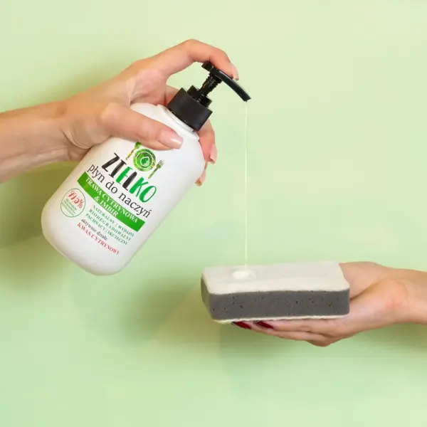 ZIELKO Zestaw Płyn do mycia naczyń TRAWA CYTRYNOWA 4x500ml (3+1) - obrazek 7