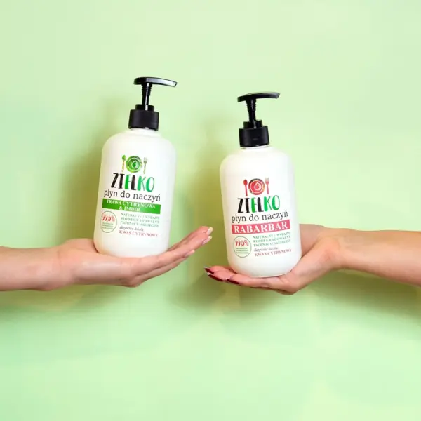 ZIELKO Zestaw Płyn do mycia naczyń TRAWA CYTRYNOWA 4x500ml (3+1) - obrazek 8