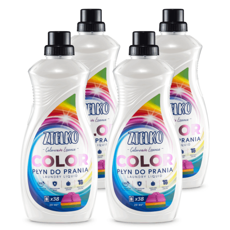 ZIELKO Płyn do prania tkanin kolorowych COLORWAVE ESSENCE 4x1000ml (3+1)